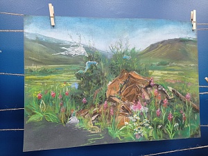 На Камчатке художник пишет картины о взаимосвязи человека и природы. Фото 15