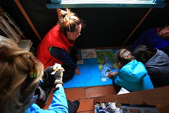 На Курильском озере проходит семейная образовательная программа. Фото 9