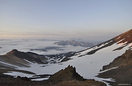 Вид на восток с Кошелевского вулкана. Фото: П. Шпиленок