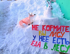 Итоги конкурса снежных фигур "Животные заповедной Камчатки". Фото 2