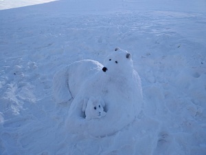 Победители конкурса снежных фигур. Фото 5