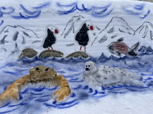 Итоги конкурса снежных фигур «Обитатели заповедной Камчатки»