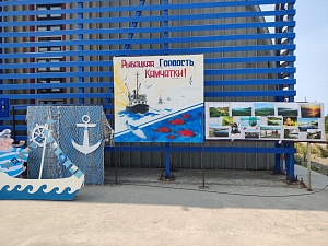 В посёлке Озерновский появился современный арт-объект в виде нерки. Фото 8